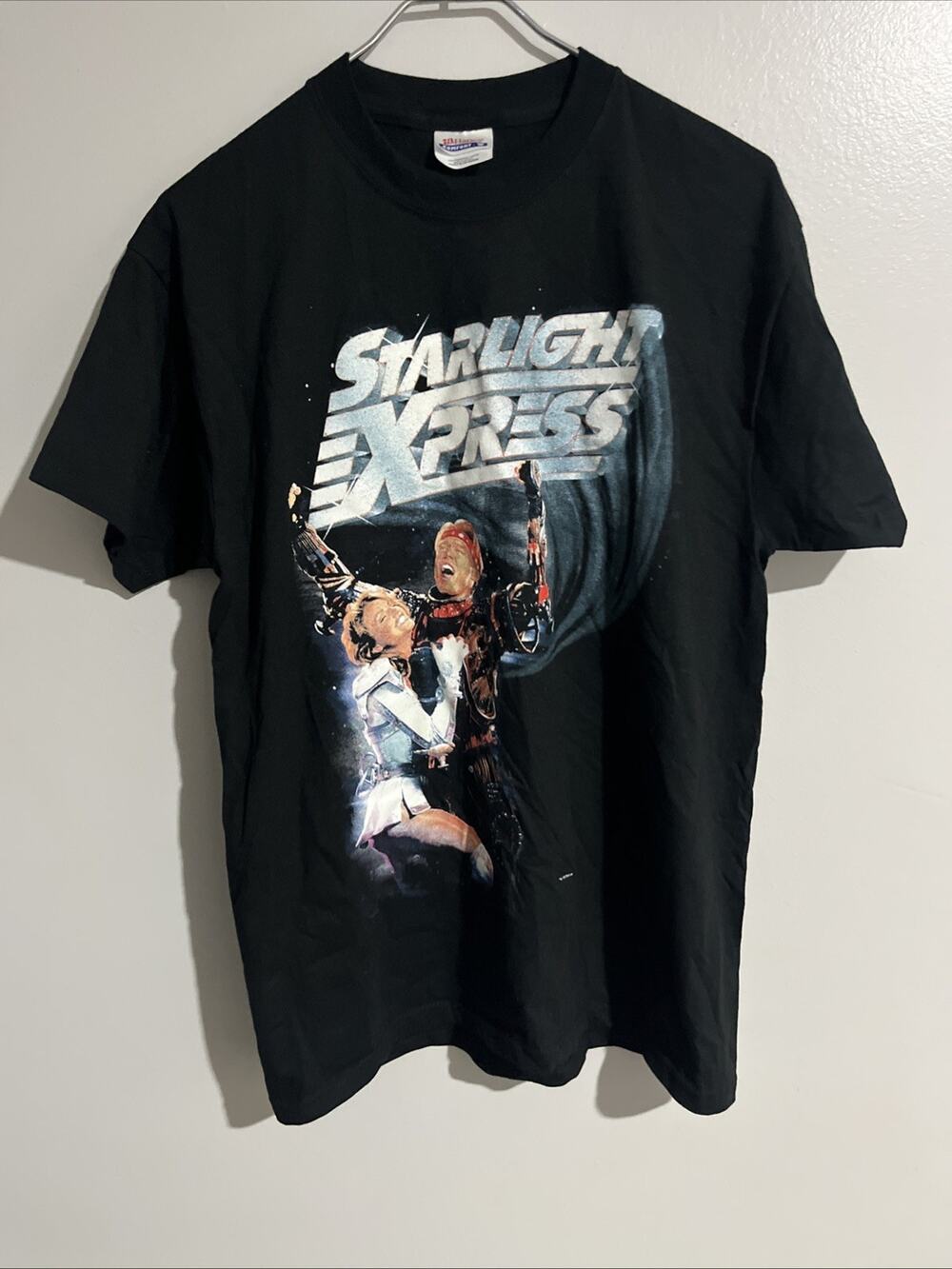 Vintage 90s Starlight Express Graphic Rock Opera Musical Graphic T-shirt Size M